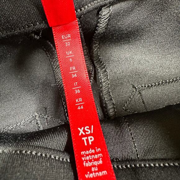 Spanx NWT The Perfect Black Pant Ankle Backseam Skinny Leggings Size XS Ponte - Picture 6 of 13